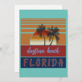 Invitation plage daytona floride (Devant / Derrière)