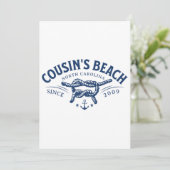 Invitation Plage de Cousin, NC L'été je suis devenu assez (Debout devant)