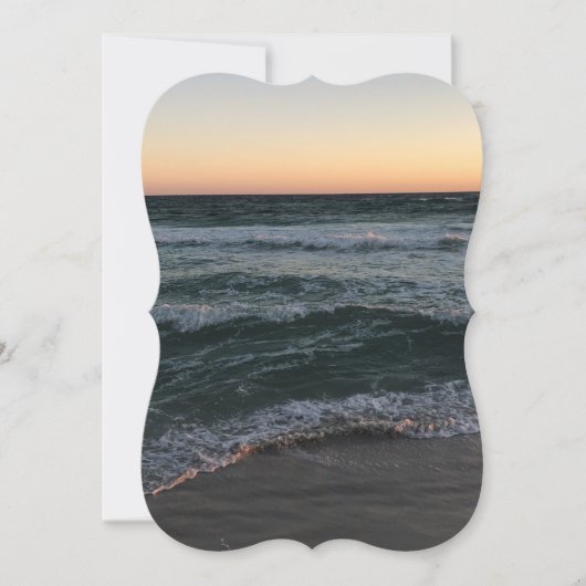 Invitation Plage de Floride (Devant)