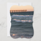 Invitation Plage de Floride (Dos)