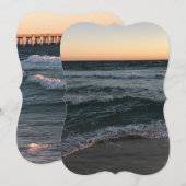 Invitation Plage de Floride (Devant / Derrière)