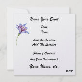 Invitation Plage de rêve (Dos)