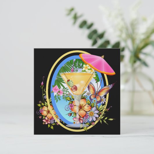 Invitation Plage de rêve (Debout devant)