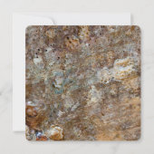 Invitation Plage de Rough Rock naturel Coquille marine Summer (Dos)