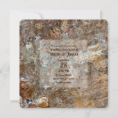 Invitation Plage de Rough Rock naturel Coquille marine Summer (Devant)