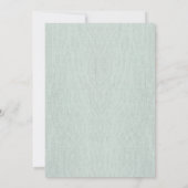 Invitation Plage de sable de mer côtière Fiançailles nautique (Dos)