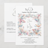 Invitation Plage d'été, avec détails, (Devant / Derrière)