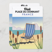 Invitation Plage du Donnant France (Devant / Derrière)