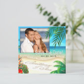 Invitation Plage Exotique (demande-moi d'écrire vos noms dans (Debout devant)