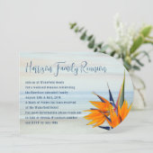 Invitation Plage Famille Réunion Oiseau du Paradis (Debout devant)