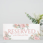 Invitation Plage Fleurie Réservée (Debout devant)