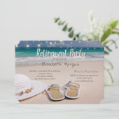 Invitation Plage, Flip flops Retraite (Debout devant)