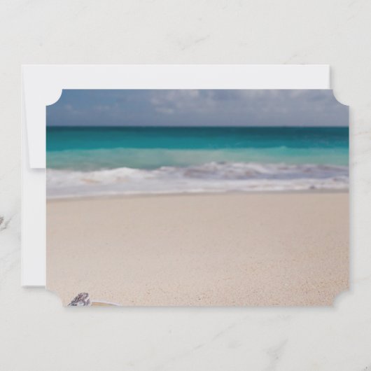 Invitation Plage, Flip flops Retraite (Dos)