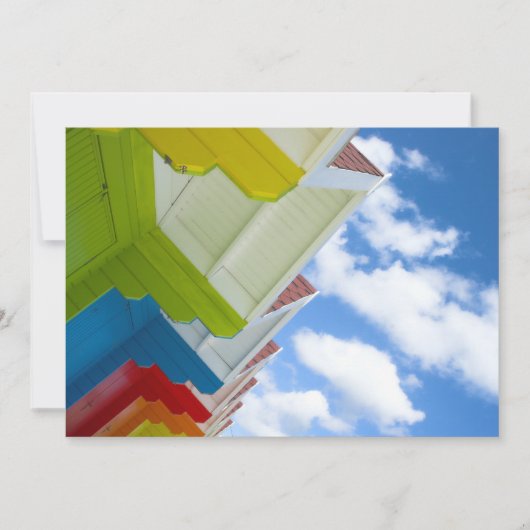 Invitation Plage Huts (Devant)