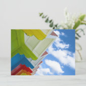 Invitation Plage Huts (Debout devant)