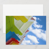 Invitation Plage Huts (Devant / Derrière)