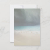 Invitation Plage Mariage Seastars Éclairage à cordes Invitati (Dos)