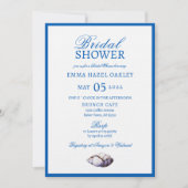 Invitation Plage marine Fête des mariées moderne (Devant)