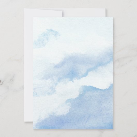 Invitation Plage nautique avec phare (Dos)