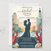 Invitation Plage Océan Été Nouvelle-Orléans Fête des mariées (Devant)