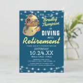 Invitation Plage Océanique | Fête de Retraite Plongeante (Debout devant)