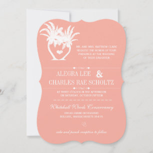 Invitation Plage Palm Arbre de Palm Destination Chalboard