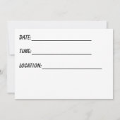 Invitation Plage Party ! (Dos)