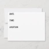 Invitation Plage Party ! (Dos)