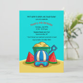 Invitation Plage Play (Debout devant)