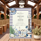 Invitation plage premier rodéo baby shower côtier