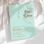 Invitation Plage Retro | Aqua Nothing Mariage