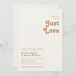 Invitation Plage Retro   Ivory Nothing Fancy Mariage