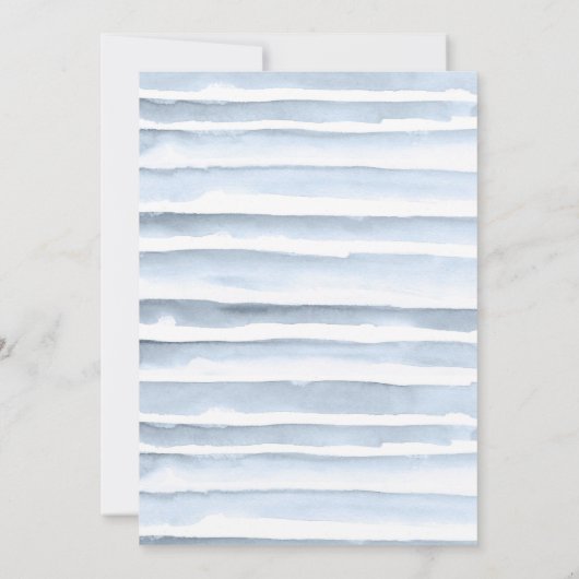 Invitation Plage Seashell Soirée côtière (Dos)