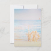 Invitation Plage, Seastar, Dîner de répétition de coquillages (Dos)