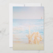Invitation Plage, Seastar, Fiançailles de coquillages (Dos)