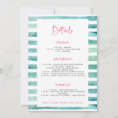 Invitation Plage S'Il Vous Plaît Coconut Tropical Bachelorett (Dos)