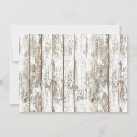 Invitation Plage Starfish Hydrangea Floral Jar Fête des marié (Dos)