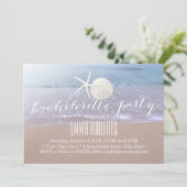 Invitation Plage Starfish & Sand Dollar Bachelorette Party (Debout devant)