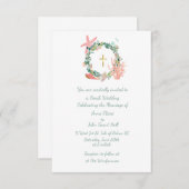 Invitation Plage thème Cross, Mariage nautique, Christian (Devant / Derrière)