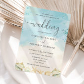 Invitation Plage Tropical Nautique Destination Mariage