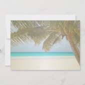 Invitation Plage,Tropical,Palme   RSVP (Dos)