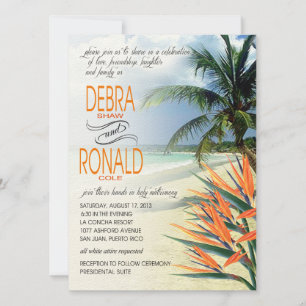 Invitation Plage tropicale Debra Emerald Waters  APPARTEMENT 