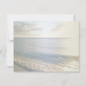 Invitation Plage tropicale, Dîner de répétition (Dos)