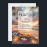 Invitation Plage Tropicale Enchantée Magique Hibiscus Douce 1<br><div class="desc">Remplissez avec vos informations.</div>