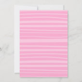 Invitation Plage tropicale Huit Anniversaire (Dos)