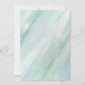 Invitation Plage tropicale lagon Palm Paradise Mariage (Dos)