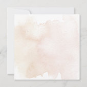 Invitation Plage tropicale Orchidées Mer avoine Tons Terre (Dos)