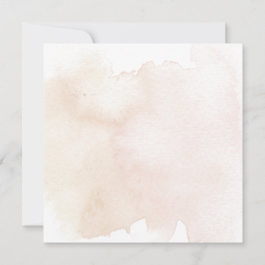 Invitation Plage tropicale Orchidées Mer avoine Tons Terre (Dos)