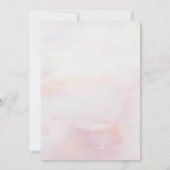 Invitation Plage tropicale Verdure et fleurs Anniversaire (Dos)