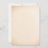 Invitation Plage tropicale vintage | Fêtes de fiançailles (Dos)